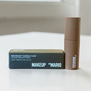 ⚫️ MAKEUP BY MARIO MoistureGlow Plumping Lip Color in Mocha Raisin New In Box